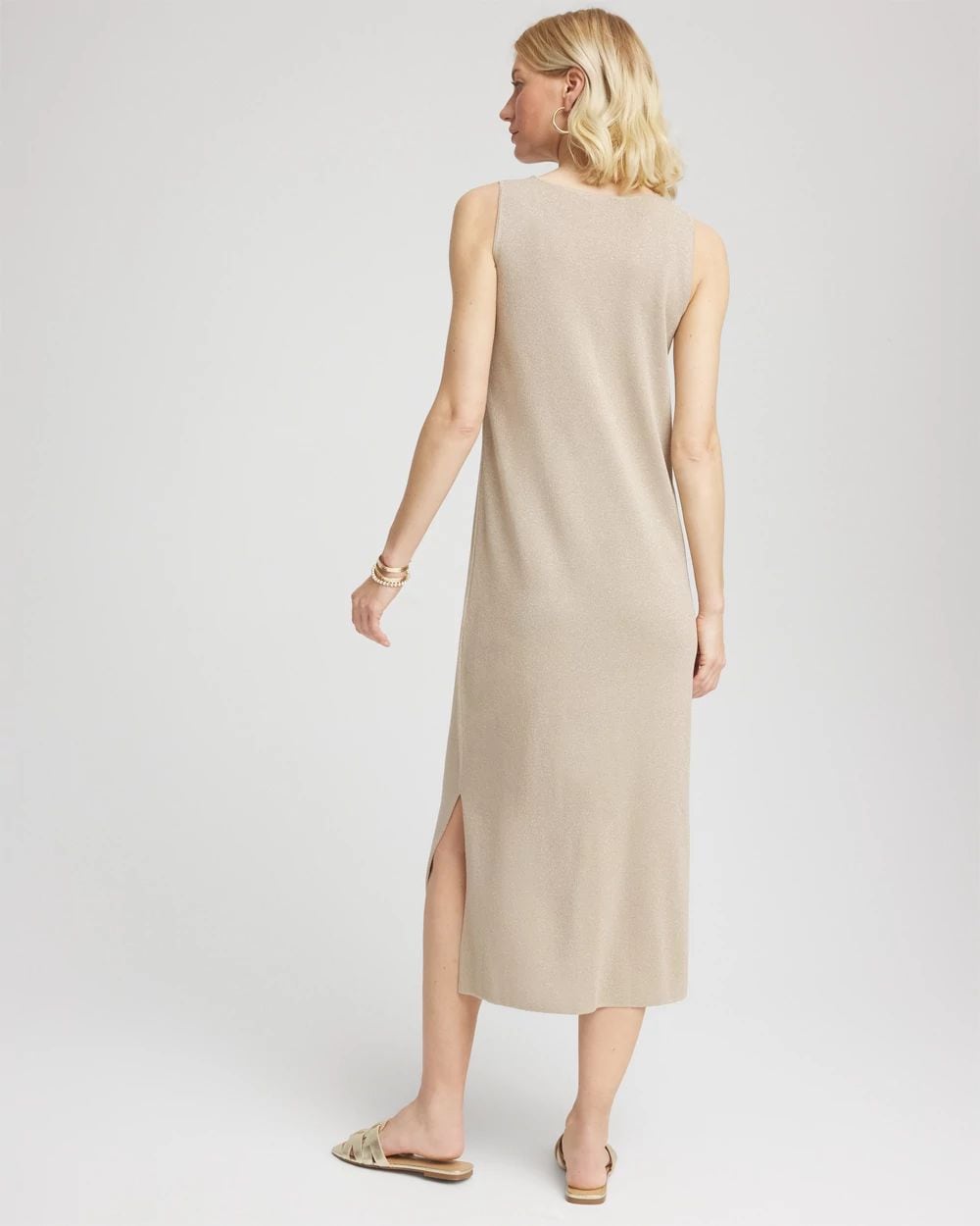 Travelers™ Collection Metallic Tank Dress | Chico's